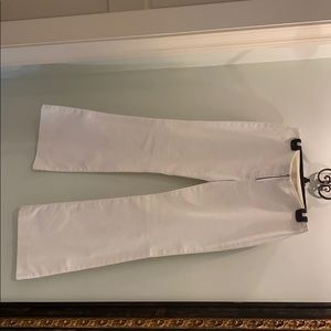 White Tory Burch wide leg pants